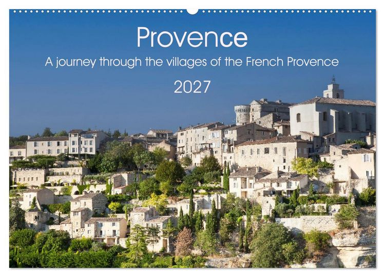 Produktbild: Provence. A journey through the villages of the French Provence (Wall Calendar 2027 DIN A2 landscape), CALVENDO 12 Month Wall Calendar