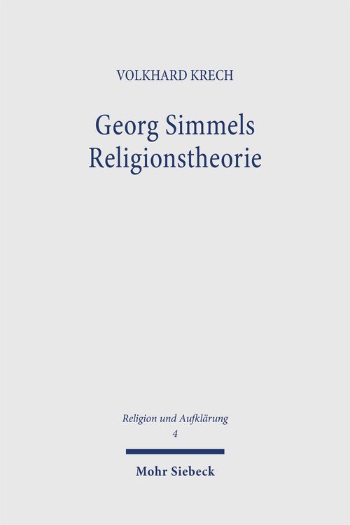 Produktbild: Georg Simmels Religionstheorie
