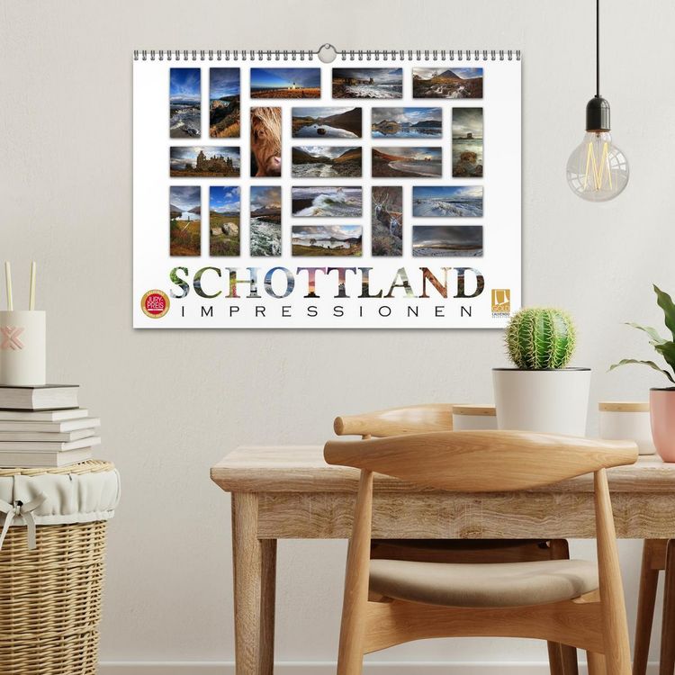 Produktbild: Schottland Impressionen (Wandkalender 2026 DIN A3 quer), CALVENDO Monatskalender