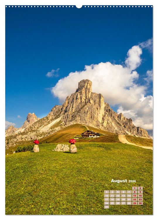 Produktbild: Dolomiten, ein Meer aus Bergen by VogtArt (Wandkalender 2026 DIN A2 hoch), CALVENDO Monatskalender