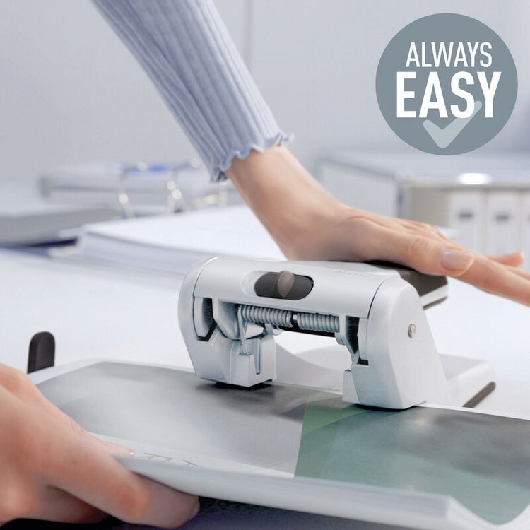 Produktbild: LEITZ&reg; extrastarker Registraturlocher 5180, grau
