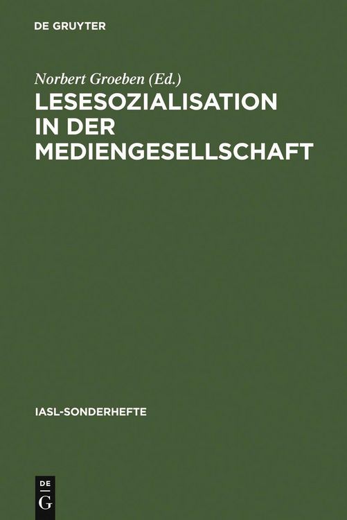 Produktbild: Lesesozialisation in der Mediengesellschaft