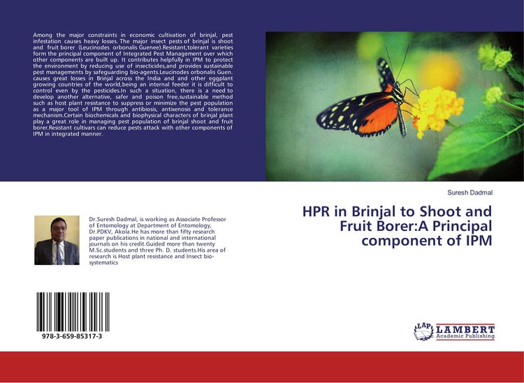 Produktbild: HPR in Brinjal to Shoot and Fruit Borer:A Principal component of IPM