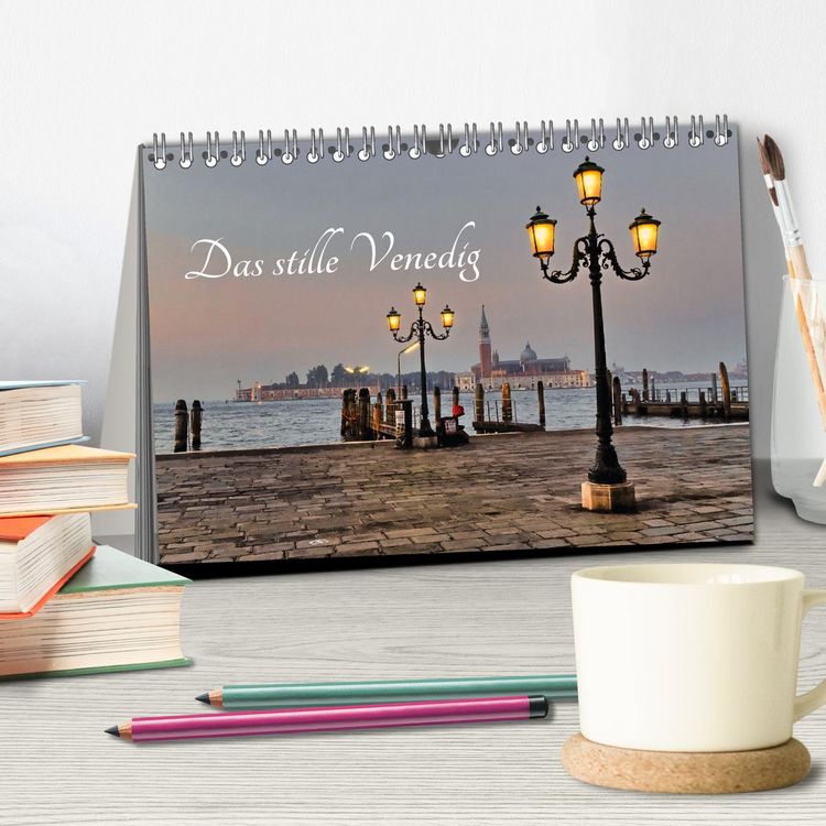 Produktbild: Das stille Venedig (Tischkalender 2026 DIN A5 quer), CALVENDO Monatskalender