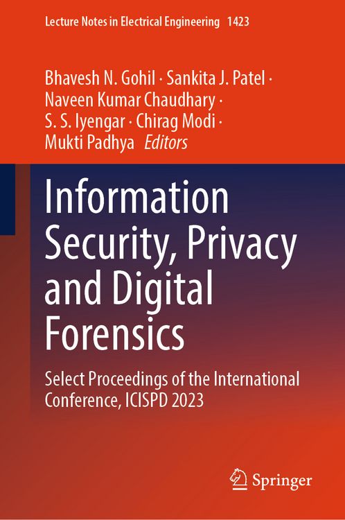 Produktbild: Information Security, Privacy and Digital Forensics