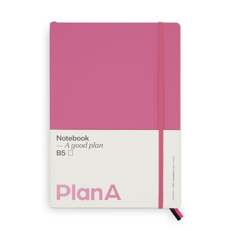 Produktbild: Notizbuch B5 Softcover Candy Pink Blanko, 128 Seiten