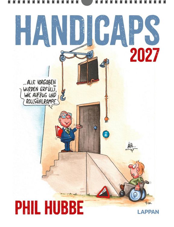 Produktbild: Handicaps 2027: Monatskalender f&uuml;r die Wand