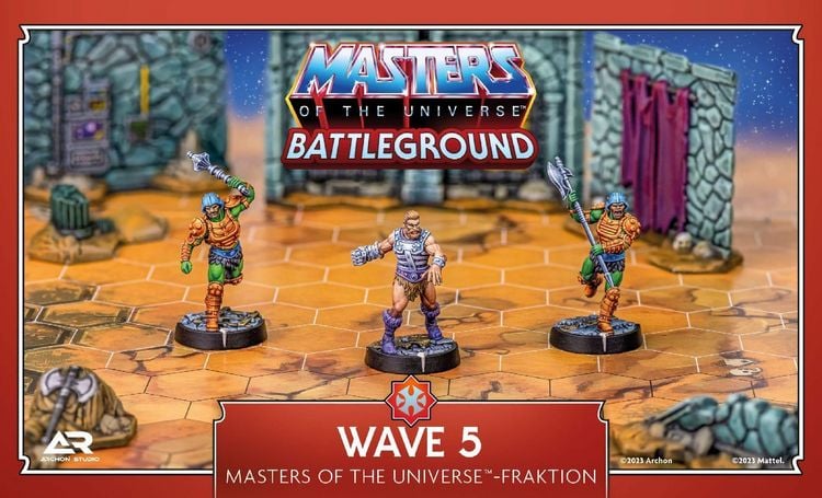 Produktbild: Masters of the Universe Battleground - Wave 5 Masters of the Universe-Fraktion