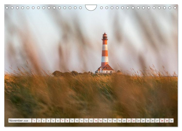 Produktbild: Urlaub in Nordfriesland (Wandkalender 2026 DIN A4 quer), CALVENDO Monatskalender