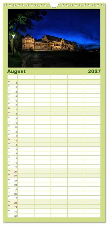 Produktbild: Familienplaner 2027 - Der Harz einfach magisch mit 5 Spalten (Wandkalender, 21 x 45 cm) CALVENDO