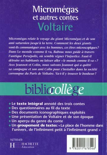 Produktbild: Micromegas et Autres Contes