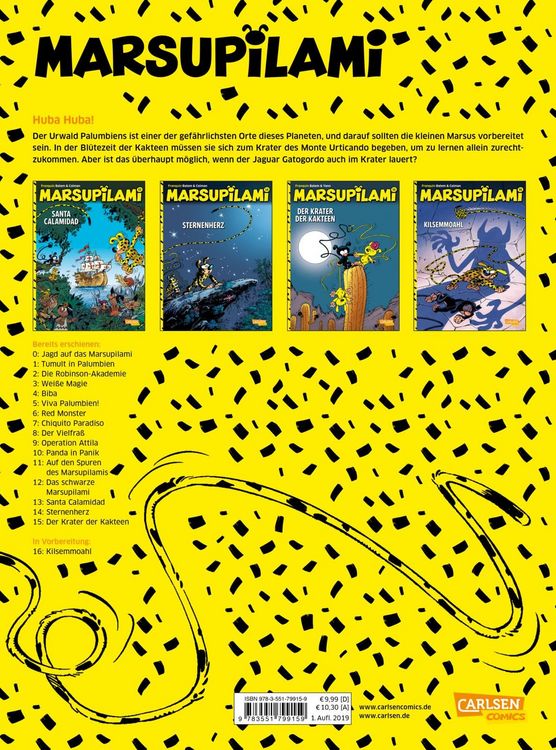 Produktbild: Marsupilami 15: Der Krater der Kakteen