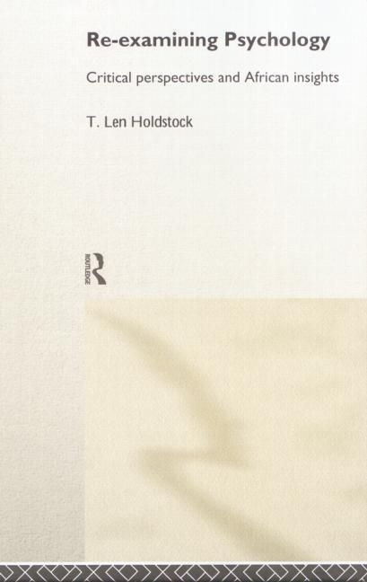 Produktbild: Holdstock, L: Re-examining Psychology
