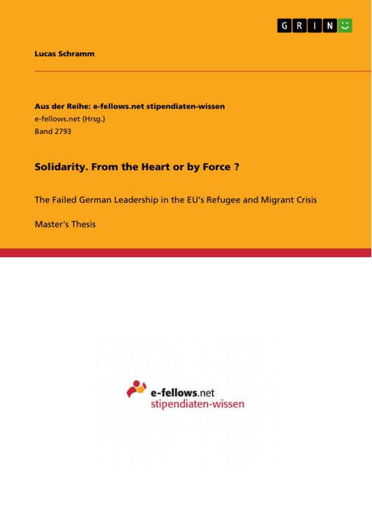 Produktbild: Solidarity. From the Heart or by Force ?