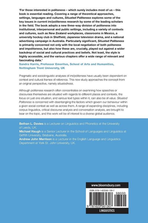 Produktbild: Situated Politeness