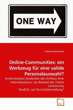 Produktbild: Neumann, C: Online-Communities: ein Werkzeug f&uuml;r eine valide