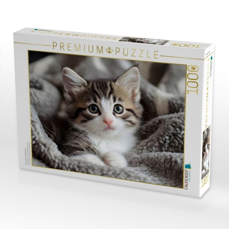 Produktbild: CALVENDO Puzzle S&uuml;sse kleine Babykatze | 1000 Teile Lege-Gr&ouml;&szlig;e 64x48cm Foto-Puzzle f&uuml;r gl&uuml;ckliche Stunden