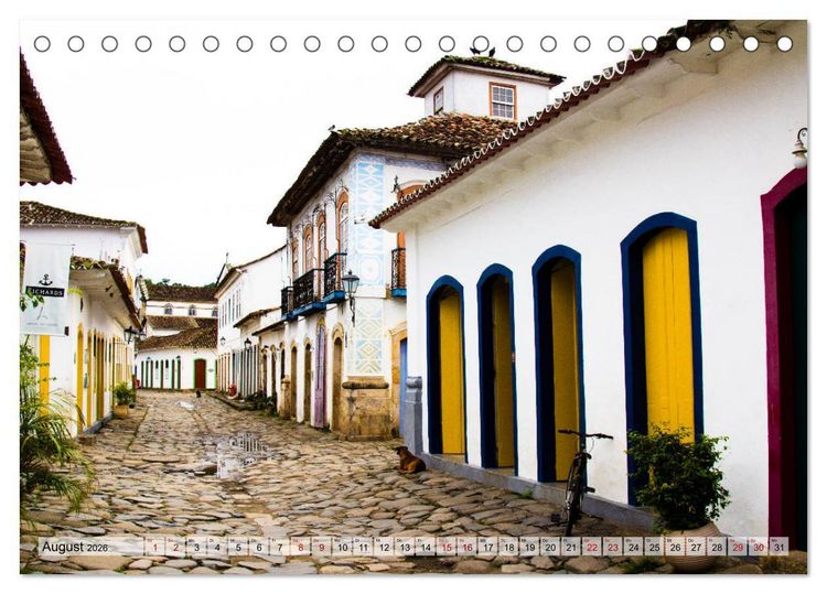 Produktbild: Brasilien - Von Rio nach Florian&oacute;polis (Tischkalender 2026 DIN A5 quer), CALVENDO Monatskalender