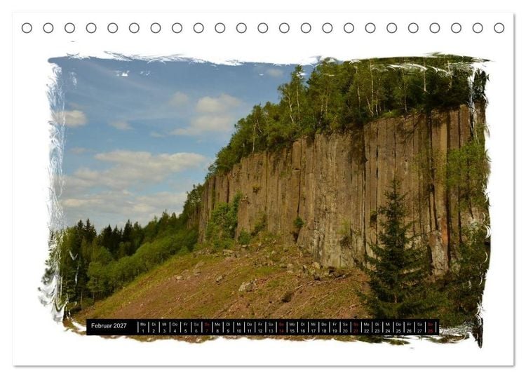 Produktbild: Blick ins Erzgebirge (Tischkalender 2027 DIN A5 quer), CALVENDO Monatskalender