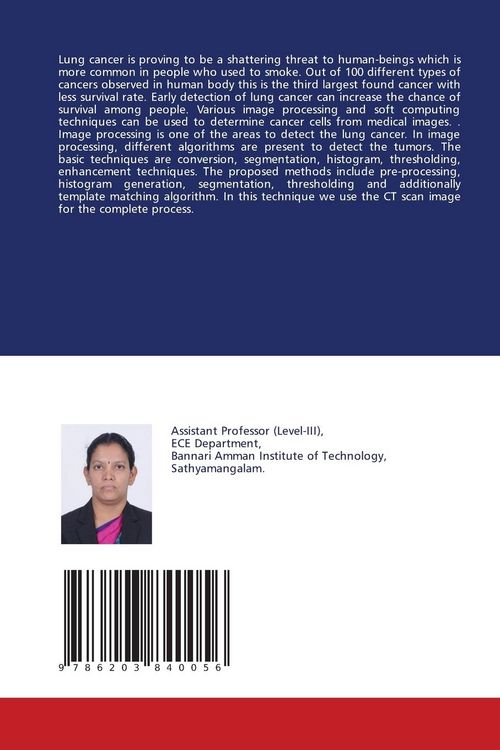Produktbild: Early Lung Cancer Detection Using Various Image Processing Techniques