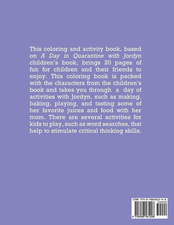Produktbild: Jordyn's Journeys Coloring & Activity Book