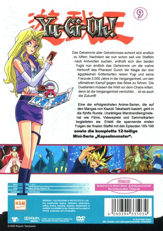 Produktbild: Yu-Gi-Oh! 9 - Staffel 5.1 [5 DVDs]