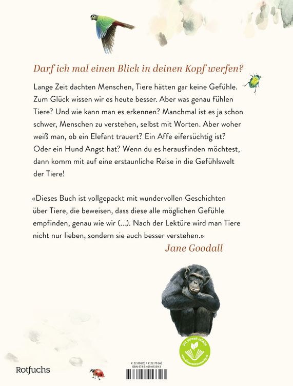 Produktbild: Die Gef&uuml;hle der Tiere