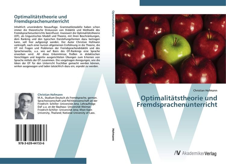 Produktbild: Optimalit&auml;tstheorie und Fremdsprachenunterricht