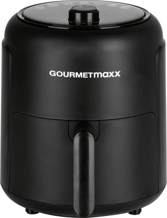 Produktbild: GourmetMaxx Hei&szlig;luft-Fritteuse 2,3l 1000W schwarz Hei&szlig;luft-Fritteuse 1000W Schwarz