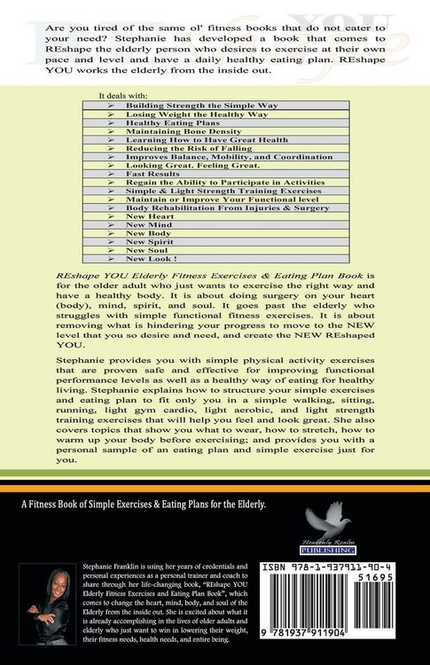 Produktbild: REshape YOU Elderly Fitness Exercises & Eating Plan Book