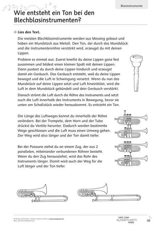 Produktbild: Kinder lernen Musikinstrumente kennen &ndash; Klasse 3/4