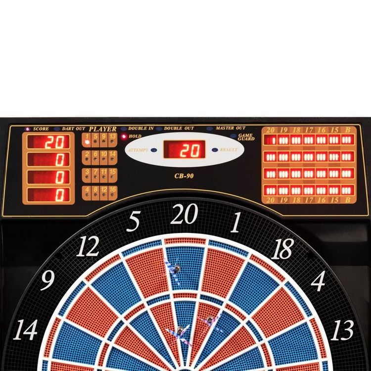 Produktbild: Karella - Dartautomat CB-90 inkl. 12 Darts, Ersatzspitzen, Netzteil