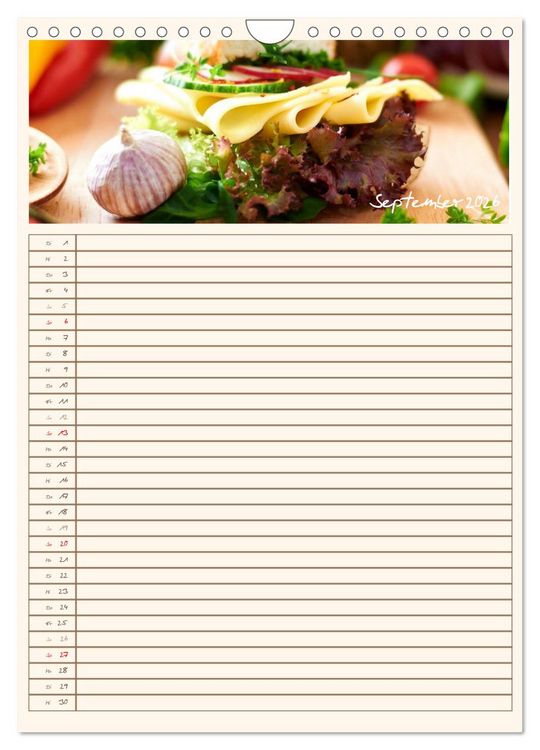 Produktbild: Guten Appetit (Wandkalender 2026 DIN A4 hoch), CALVENDO Monatskalender