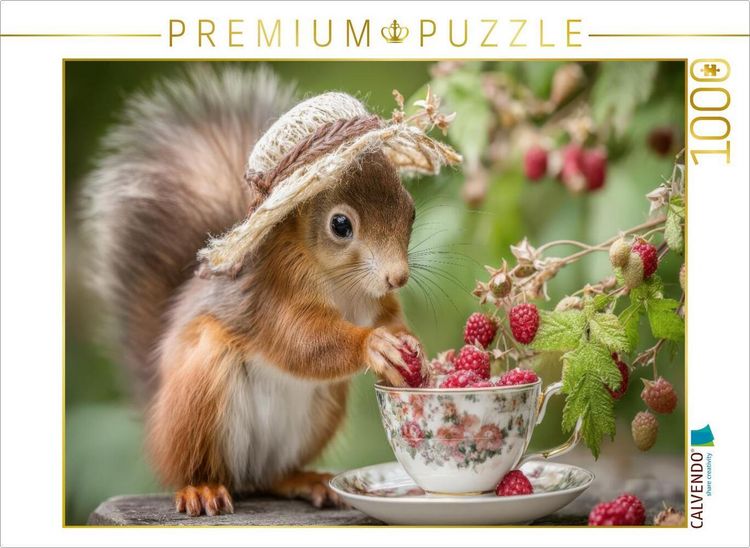 Produktbild: CALVENDO Puzzle Beerensch&auml;tze in feiner Tasse | 1000 Teile Lege-Gr&ouml;&szlig;e 64x48cm Foto-Puzzle f&uuml;r gl&uuml;ckliche Stunden