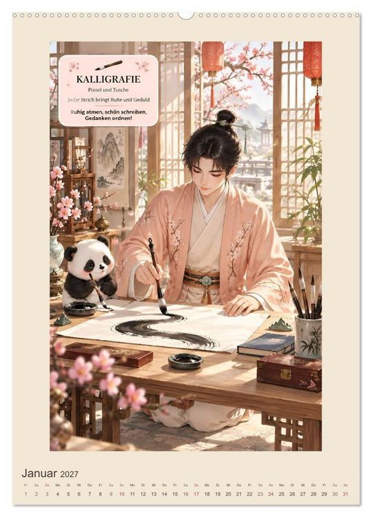 Produktbild: Beliebte Hobbys in China (Wandkalender 2027 DIN A2 hoch), CALVENDO Monatskalender