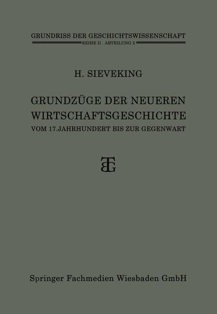 Produktbild: Grundz&uuml;ge der Neueren Wirtschaftsgeschichte