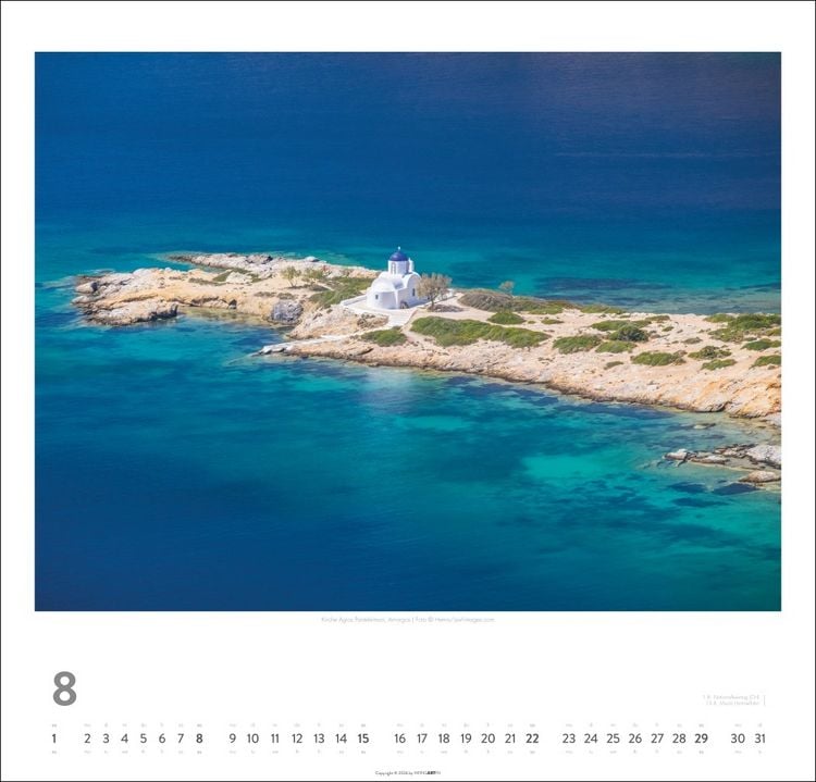 Produktbild: Griechische Inseln Kalender 2027 - Im Land der G&ouml;tter