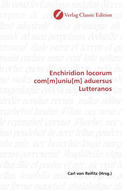 Produktbild: Enchiridion locorum com[m]uniu[m] aduersus Lutteranos