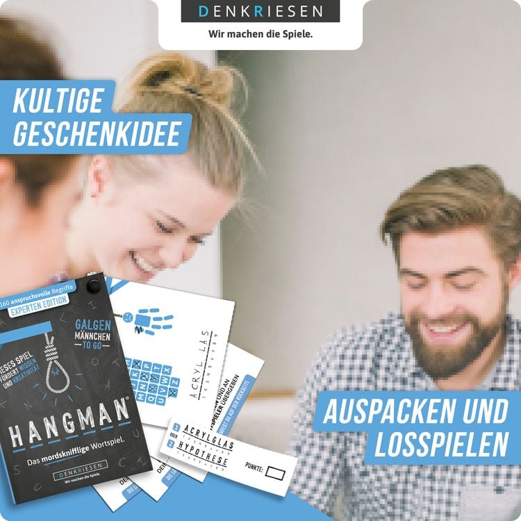 Produktbild: Denkriesen - HANGMAN&reg; - EXPERTEN EDITION "Galgenm&auml;nnchen TO GO"