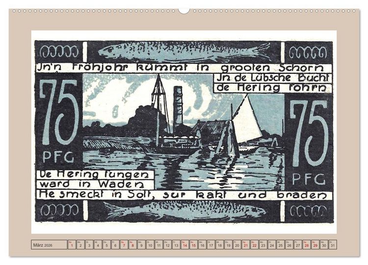 Produktbild: Gru&szlig; aus Travem&uuml;nde (Wandkalender 2026 DIN A2 quer), CALVENDO Monatskalender