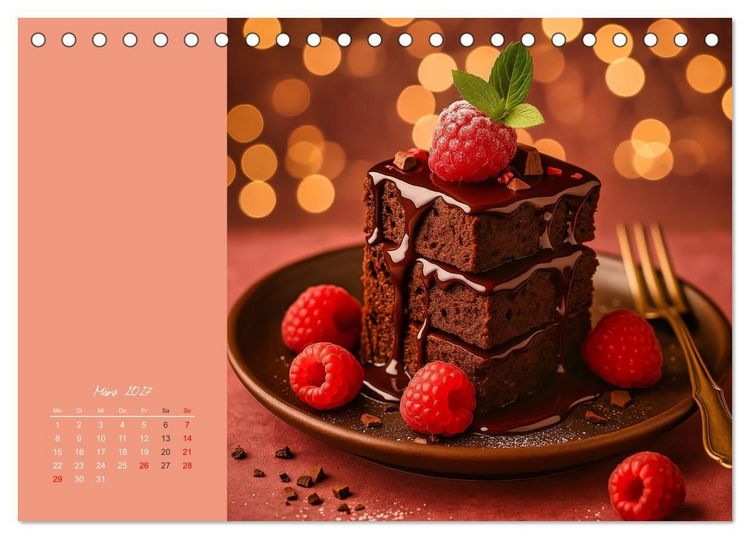 Produktbild: Sag's mit Schokolade (Tischkalender 2027 DIN A5 quer), CALVENDO Monatskalender