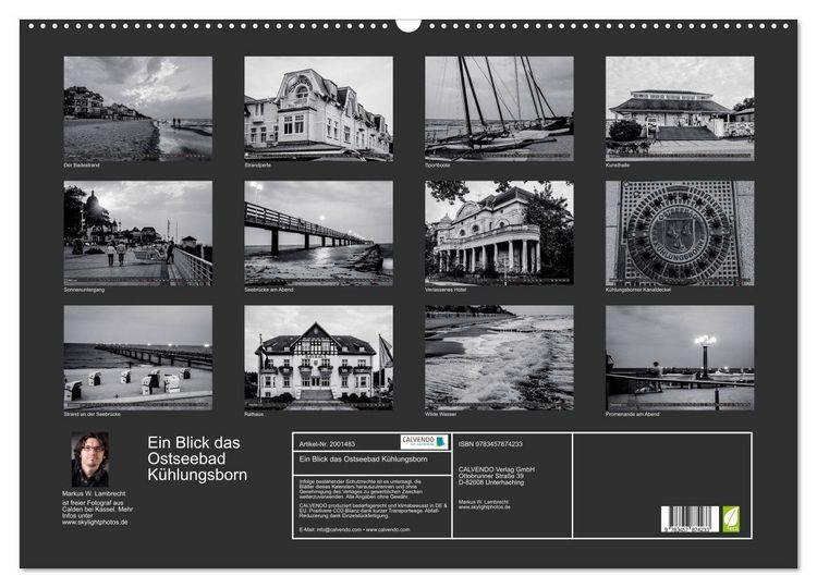 Produktbild: Ein Blick das Ostseebad K&uuml;hlungsborn (Wandkalender 2026 DIN A2 quer), CALVENDO Monatskalender