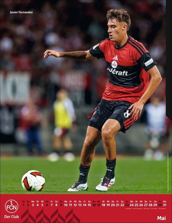 Produktbild: 1. FC N&uuml;rnberg Posterkalender 2027