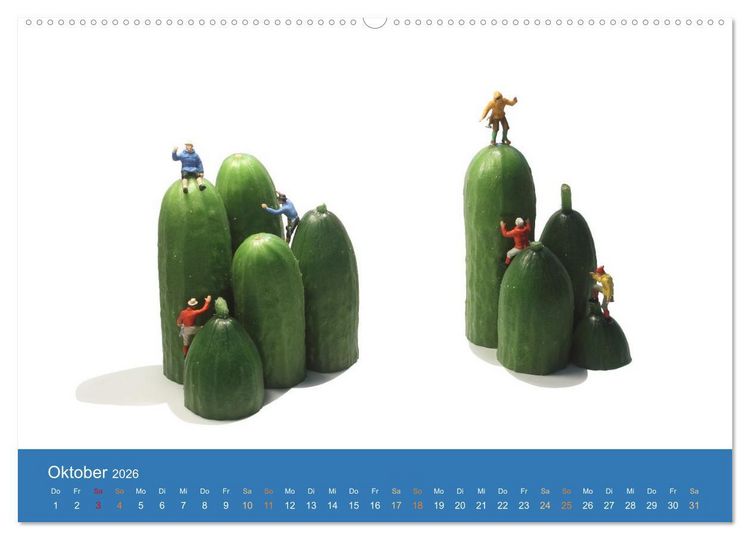 Produktbild: Little Art Sport Kunstkalender (hochwertiger Premium Wandkalender 2026 DIN A2 quer), Kunstdruck in Hochglanz