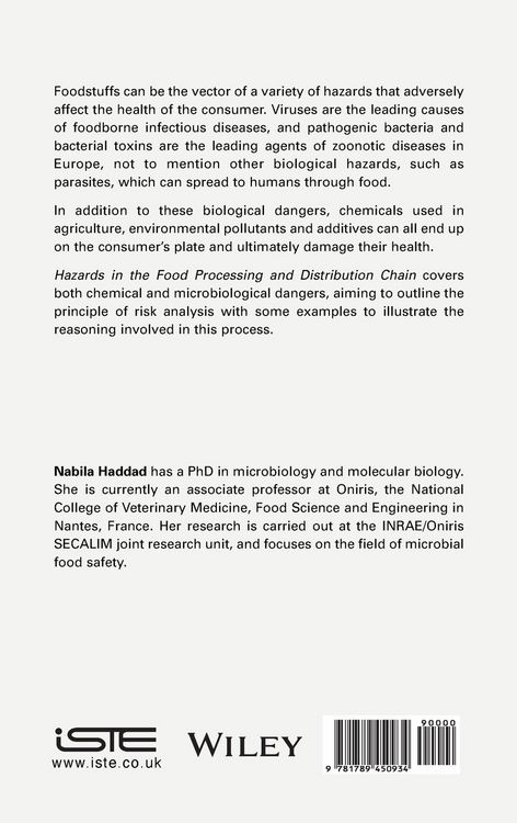 Produktbild: Hazards in the Food Processing and Distribution Chain