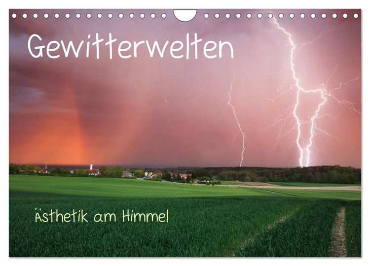 Produktbild: Gewitterwelten (Wandkalender 2026 DIN A4 quer), CALVENDO Monatskalender