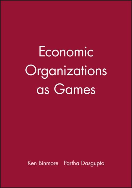Produktbild: Binmore, K: Economic Organizations as Games