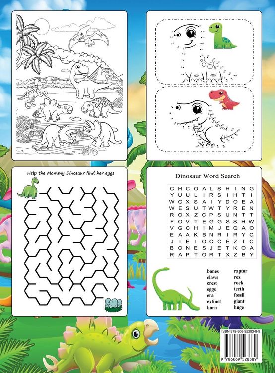 Produktbild: Dinosaur Activity Book for Kids