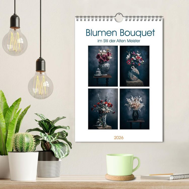 Produktbild: Blumen Bouquet (Wandkalender 2026 DIN A4 hoch), CALVENDO Monatskalender