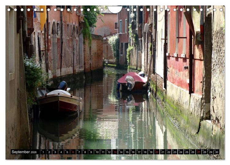 Produktbild: Auf den Kan&auml;len von Venedig (Wandkalender 2026 DIN A4 quer), CALVENDO Monatskalender